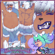 Load image into Gallery viewer, Original Character/Napping Nightmares【Nanuq the Polar Bear】Double Sided Pillowcase