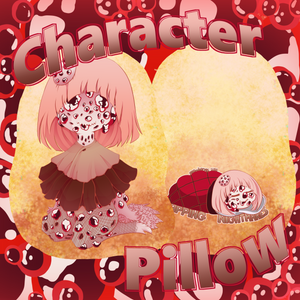 Original Character/Napping Nightmares【Hyacinth the Hydnellum Peckii】Character Pillow