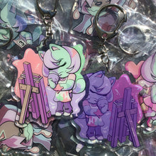 Load image into Gallery viewer, Original Character【Mint Paint】Double Epoxy Charm