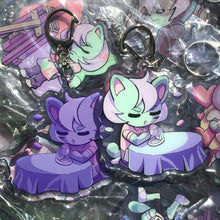 Load image into Gallery viewer, Original Character【Mint Teatime】Double Epoxy Charm