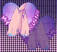 Load image into Gallery viewer, Original Character/My Religion【Feet】Double Epoxy Charm