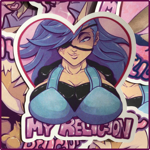 Original Character/My Religion【Oppai/Breast】Sticker