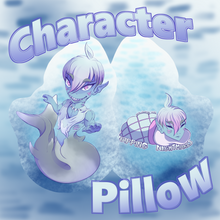 Load image into Gallery viewer, Original Character/Napping Nightmares【Savaş the Whitetip Shark】Character Pillow