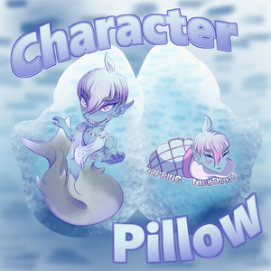 Original Character/Napping Nightmares【Savaş the Whitetip Shark】Character Pillow