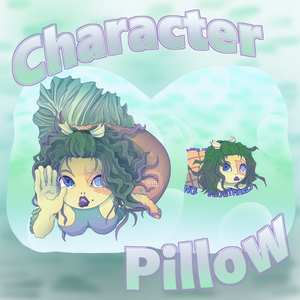 Original Character/Napping Nightmares【Suchin the Betta】Character Pillow